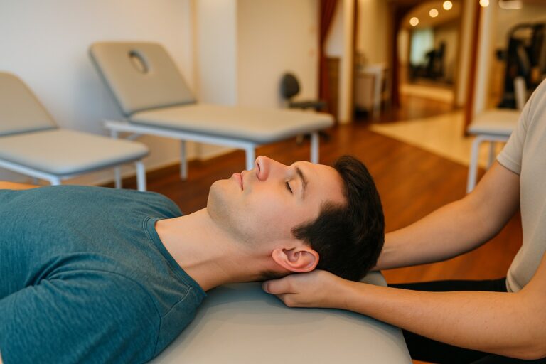 kinésport Versailles, nos spécialités, rééducation des cervicalgies, douleurs du cou, kinésithérapie cervicale