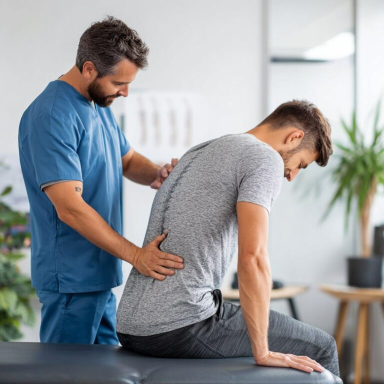 kinesport versailles, nos spécialités, kiné du dos, Comment se passe la première séance de kiné pour un mal de dos