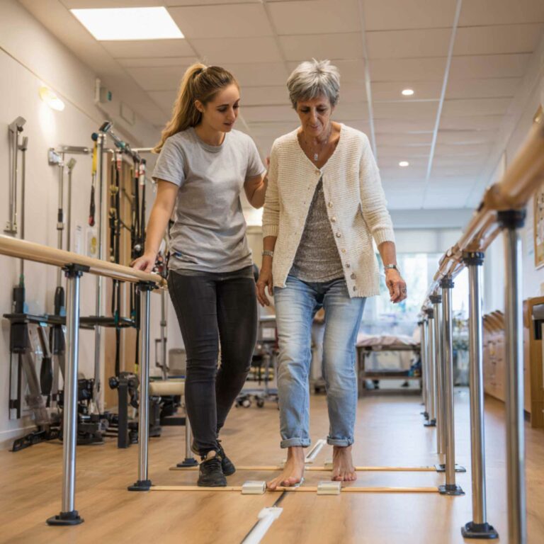 kiné sport versailles, nos spécialités, rééducation neurologique, traitement kiné neuro périphérique, marche, équilibre, chute dans les pathologies neurologiques, kiné versailles