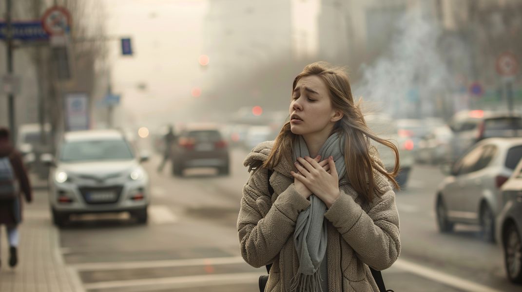 kinesport versailles, nos spécialités, rééducation respiratoire, rééducation asthme, Pollution et asthme : comment adapter ses activités sans s’arrêter de vivre