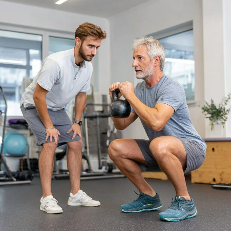 kiné sport versailles, nos spécialités, vieillissement, équilibre et autonomie, Peut-on commencer le renforcement musculaire tardivement