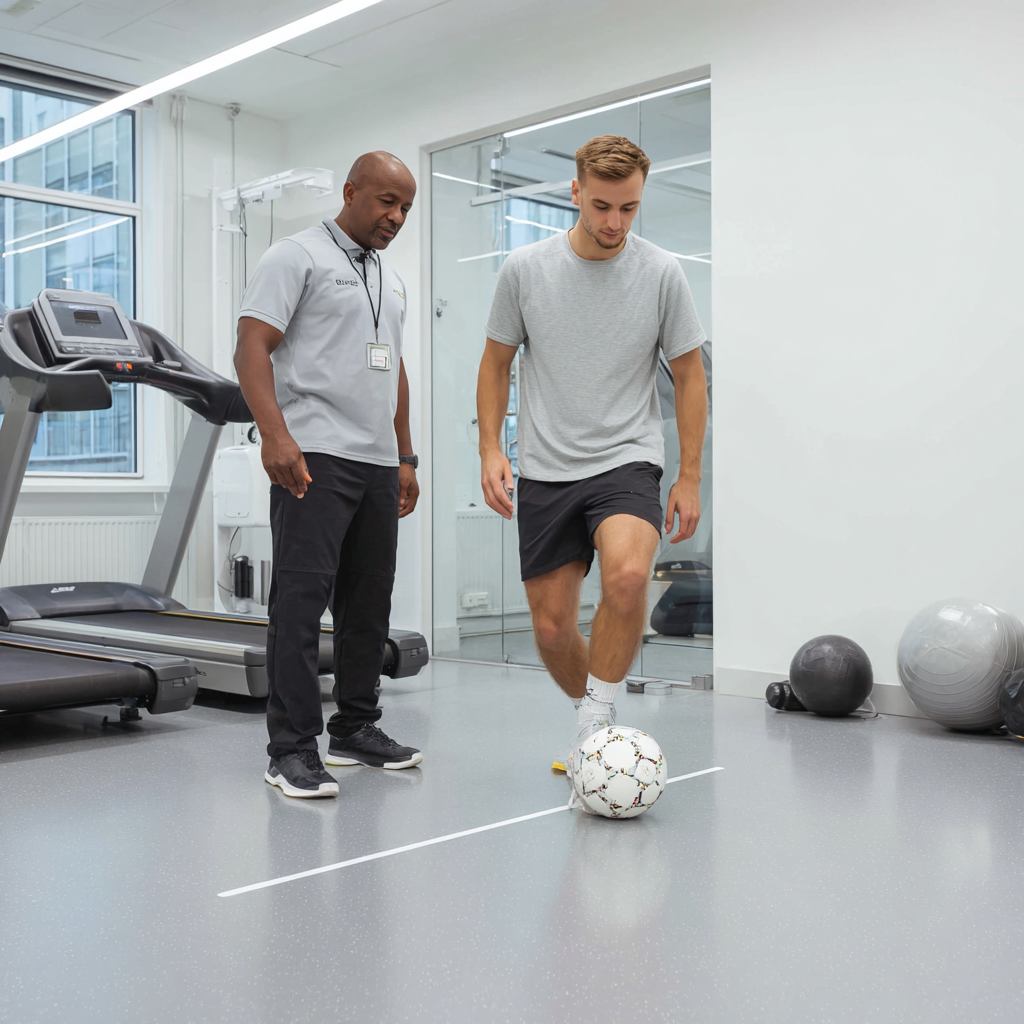 kiné sport versailles, nos spécialités, Kinésithérapie du sport : principes, prévention et performance, Reprendre un sport avec changements de direction après une blessure : comment s’y préparer