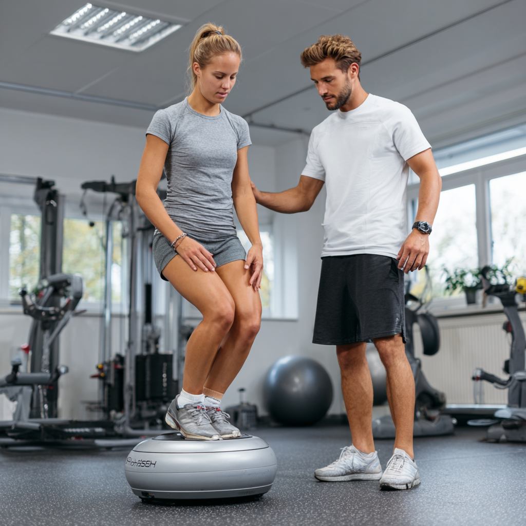 kiné sport versailles, nos spécialités, Entorses, luxations et traumatismes articulaires, Exercices d’équilibre après entorse de cheville : combien de temps les faire