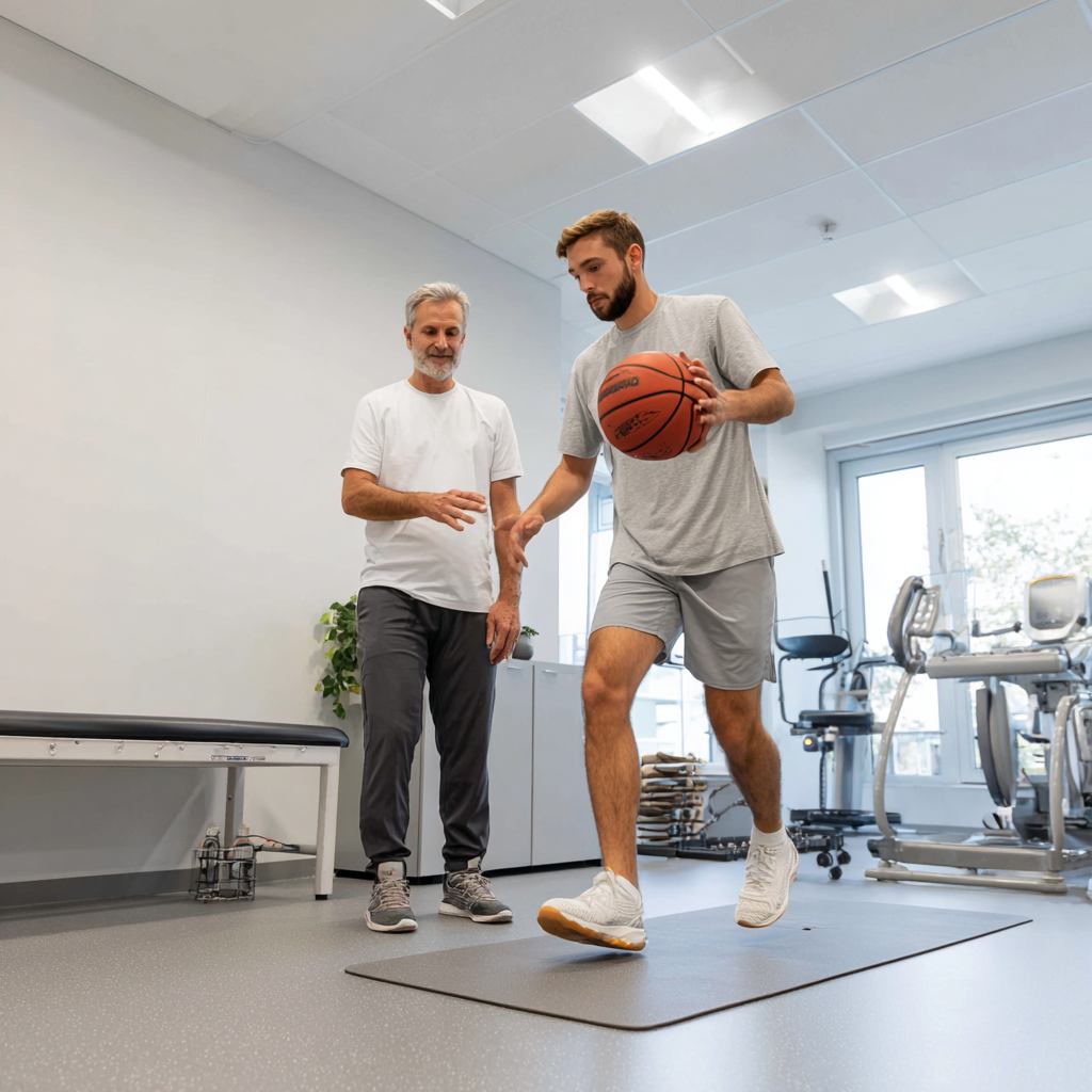 kiné sport versailles, nos spécialités, Traumatismes du genou : ménisque, ligamentoplastie et ruptures, Sport avec changements de direction après LCA : comment préparer son genou