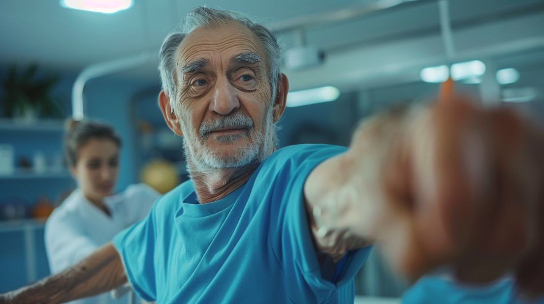 kinésport versailles, nos spécialités, rééducation neurologique, Comment stimuler un bras très faible après un AVC